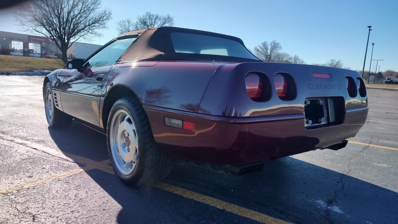 Chevrolet-Corvette-Cabriolet-1993-Burgundy-Burgundy-106994-6