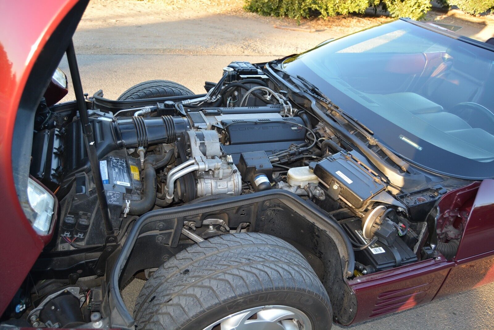 Chevrolet-Corvette-Cabriolet-1993-Burgundy-Burgundy-113716-21