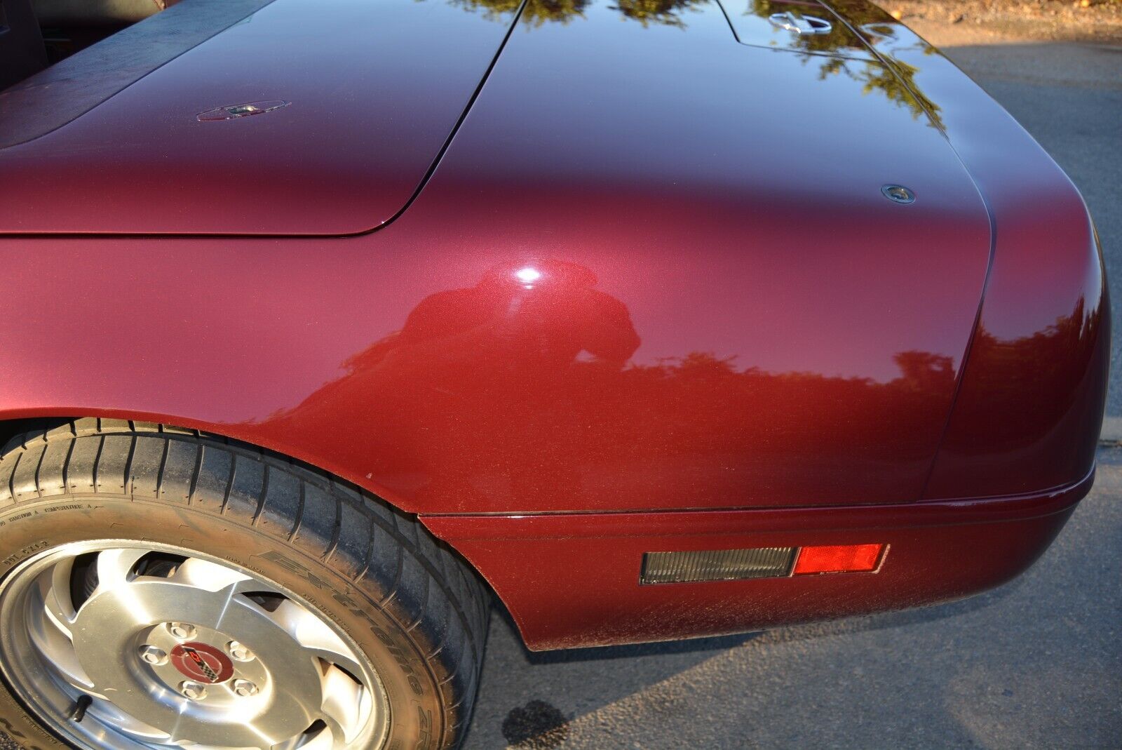 Chevrolet-Corvette-Cabriolet-1993-Burgundy-Burgundy-113716-26