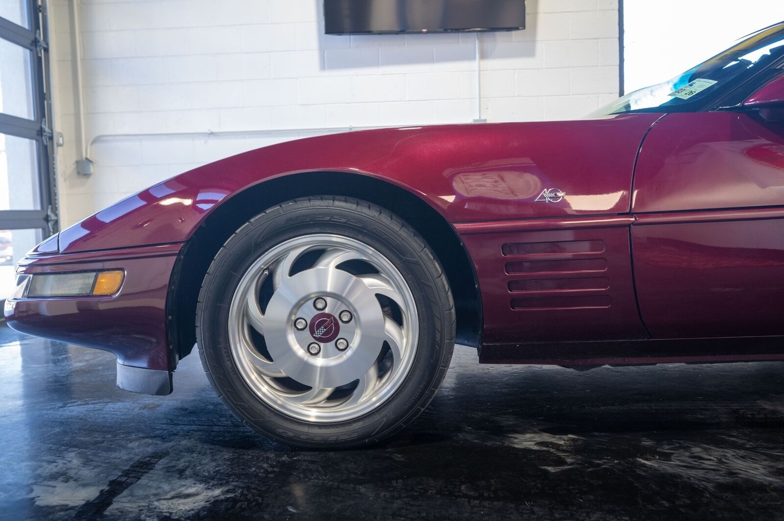 Chevrolet-Corvette-Cabriolet-1993-Red-Burgundy-63260-3