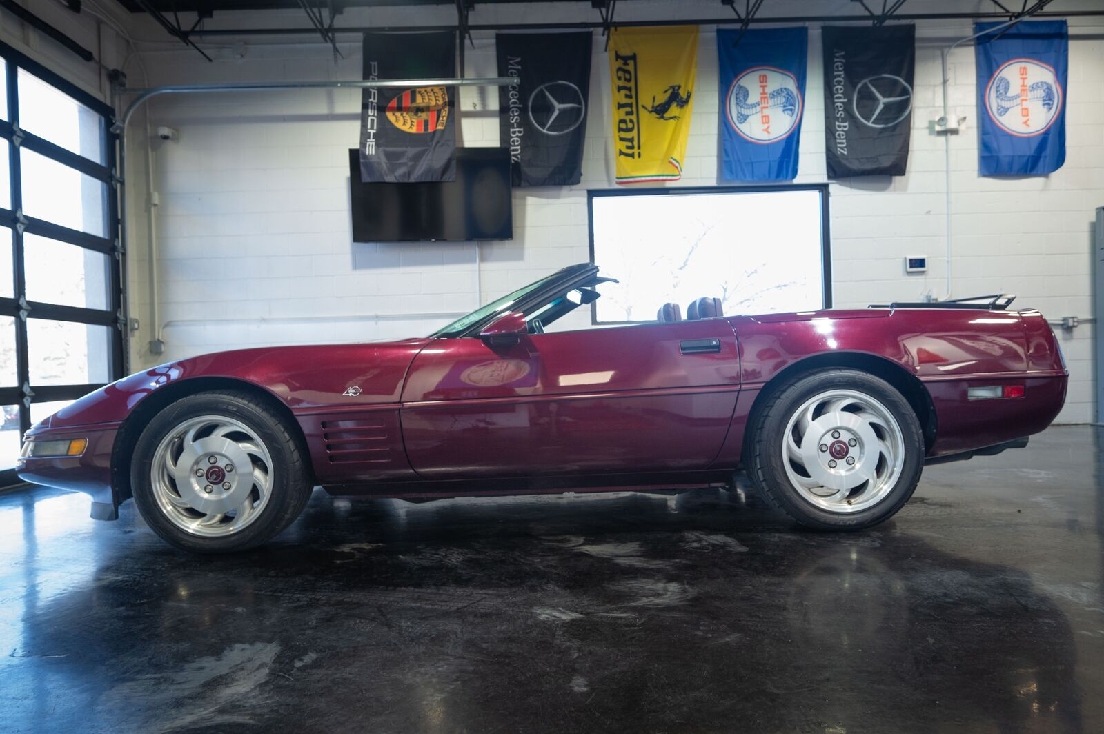 Chevrolet-Corvette-Cabriolet-1993-Red-Burgundy-63260-7