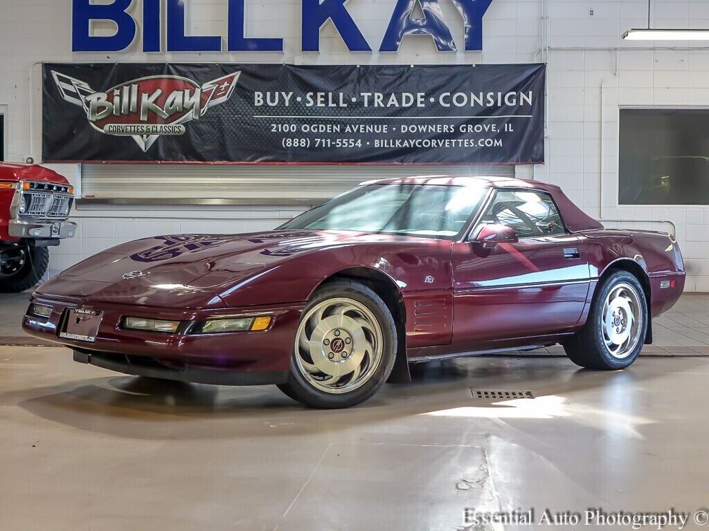 Chevrolet-Corvette-Cabriolet-1993-Red-Red-49066-11