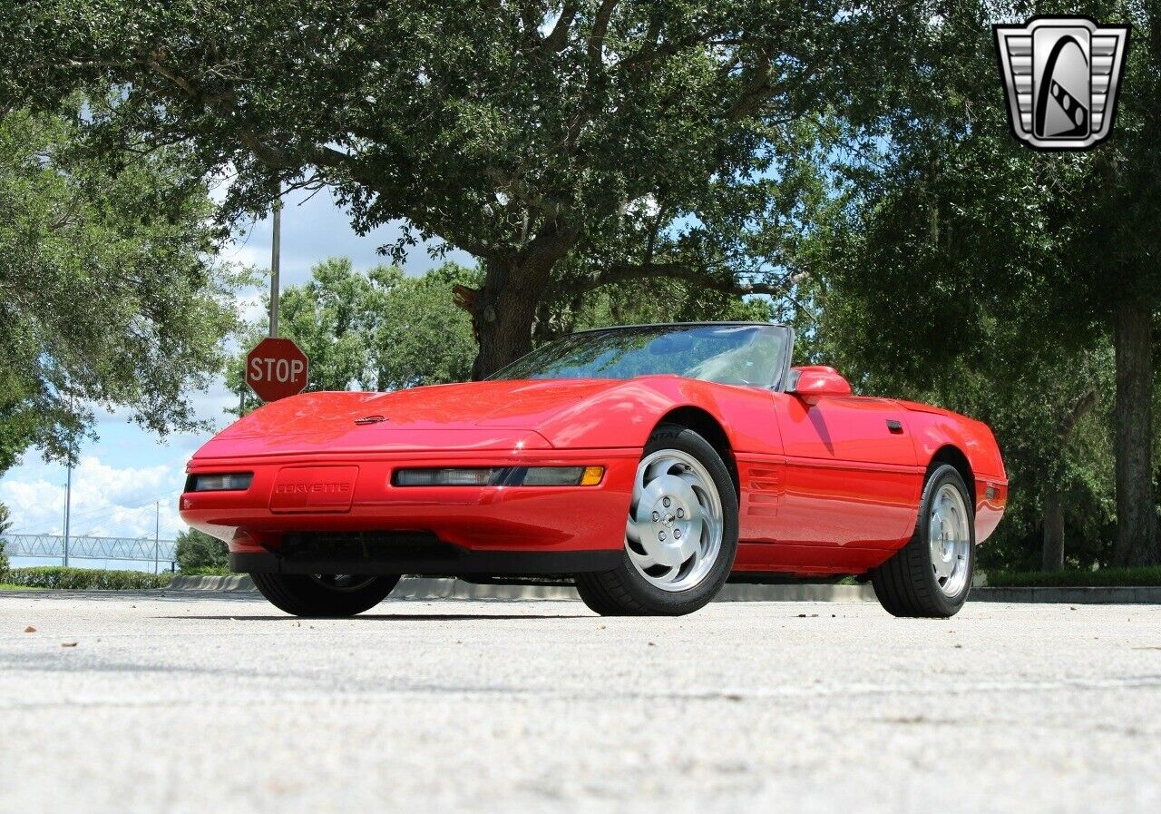 Chevrolet-Corvette-Cabriolet-1993-Red-Red-63704-9