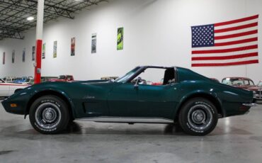 Chevrolet-Corvette-Coupe-1973-Green-Black-130597-1