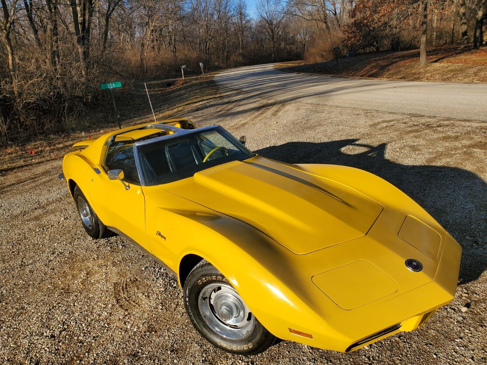 Chevrolet-Corvette-Coupe-1973-Yellow-Black-83686-9