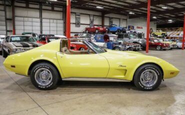 Chevrolet-Corvette-Coupe-1974-Yellow-Tan-113864-9