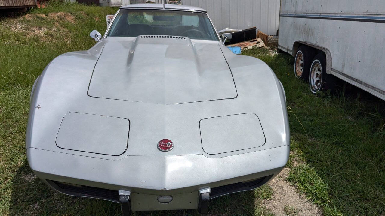 Chevrolet-Corvette-Coupe-1976-Silver-Black-205306-1