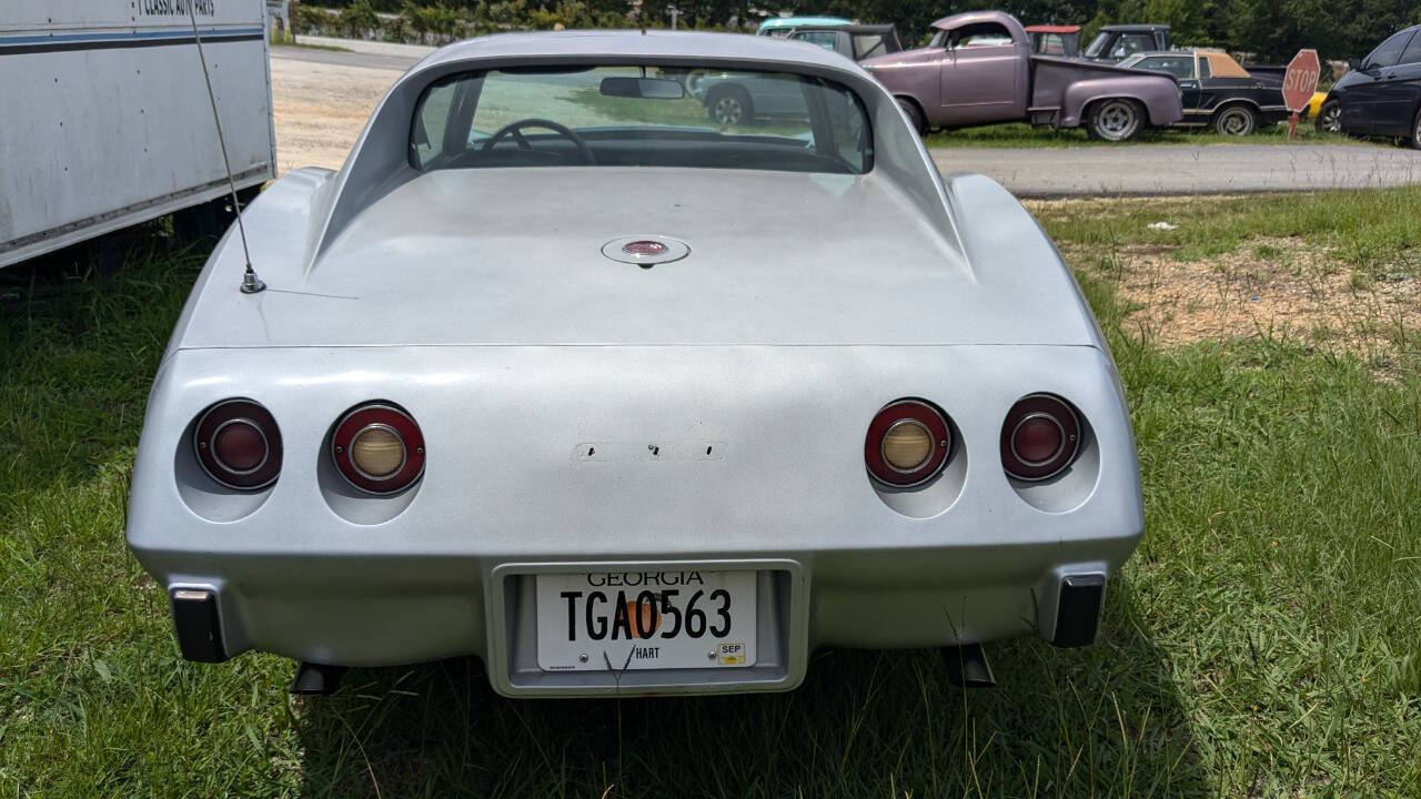 Chevrolet-Corvette-Coupe-1976-Silver-Black-205306-5