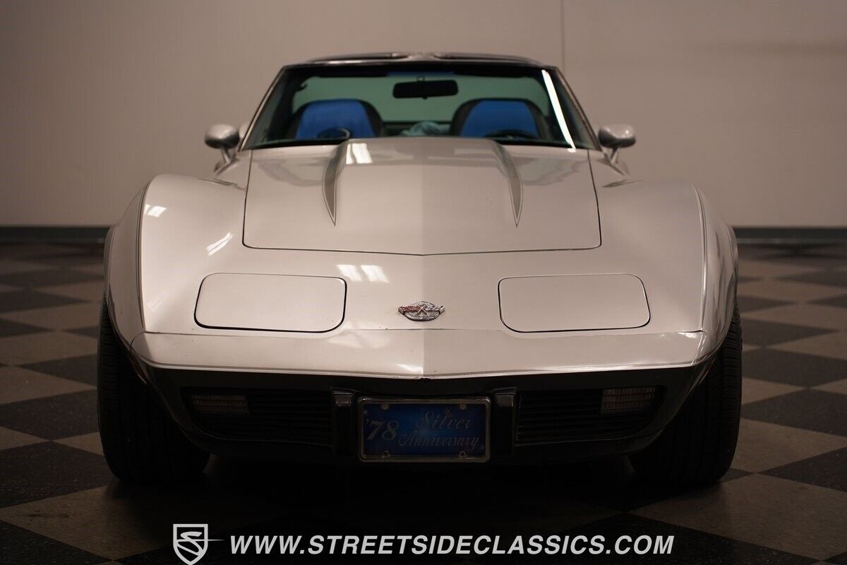 Chevrolet-Corvette-Coupe-1978-Silver-Blue-110507-5