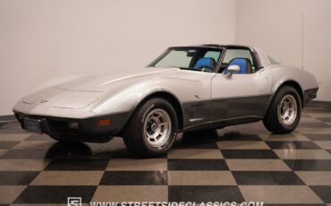 Chevrolet-Corvette-Coupe-1978-Silver-Blue-110507-7