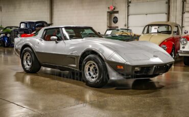 Chevrolet-Corvette-Coupe-1978-Silver-Red-51063-11