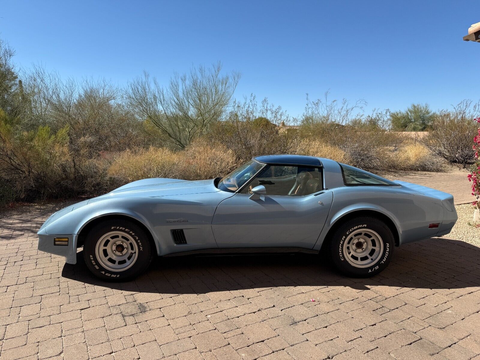 Chevrolet-Corvette-Coupe-1982-Blue-Tan-107021-2