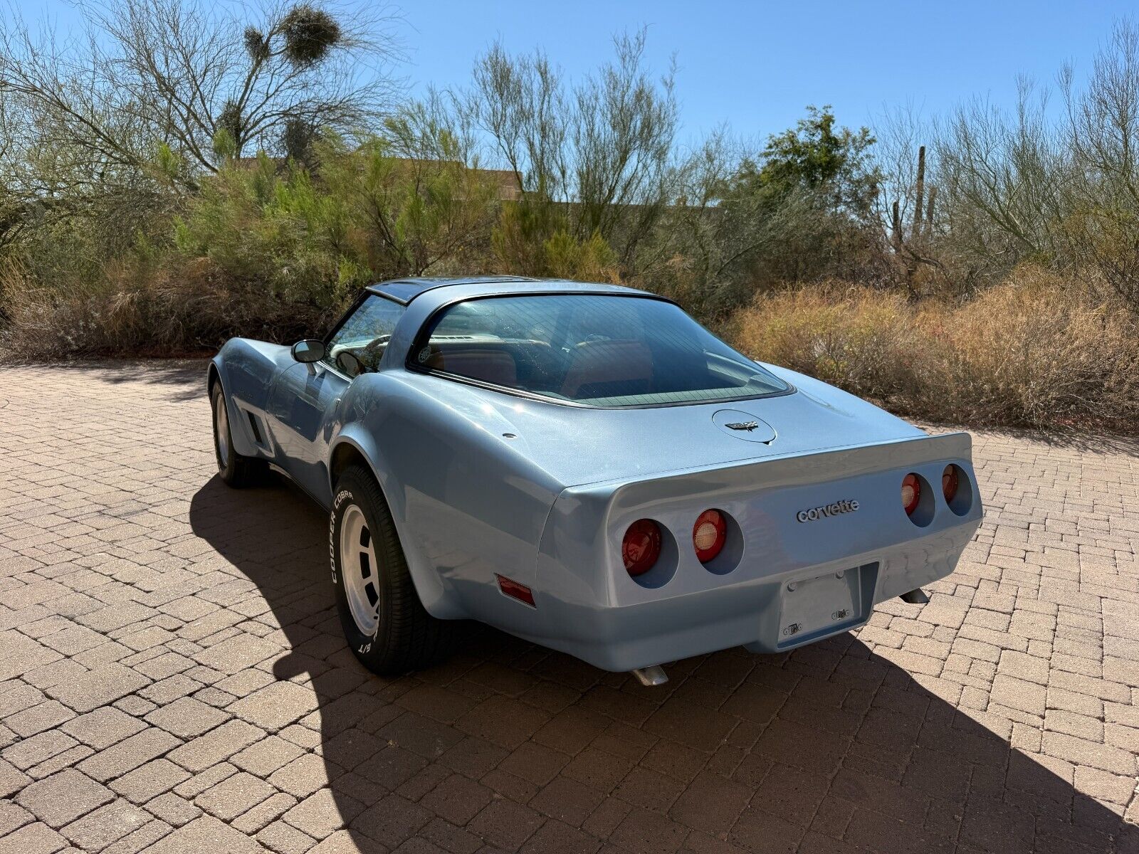 Chevrolet-Corvette-Coupe-1982-Blue-Tan-107021-3