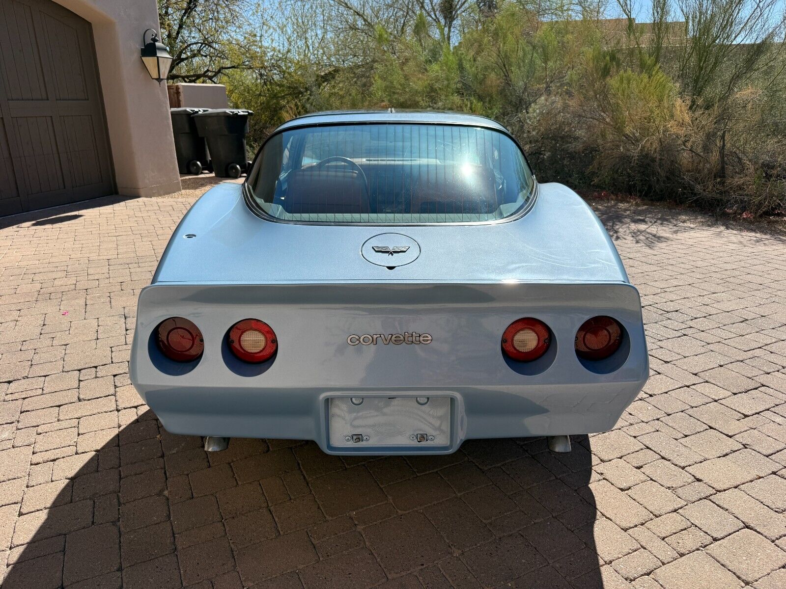 Chevrolet-Corvette-Coupe-1982-Blue-Tan-107021-4