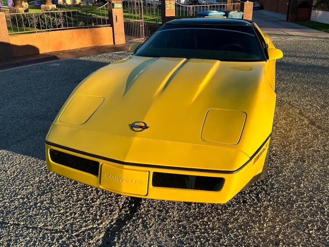 Chevrolet-Corvette-Coupe-1988-Yellow-Black-76122-5