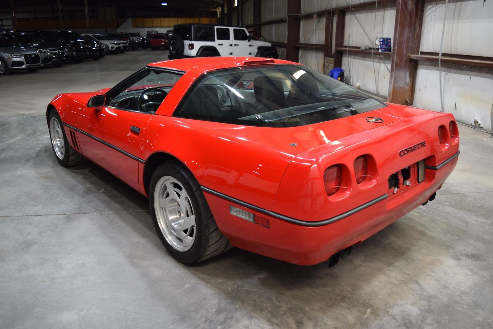 Chevrolet-Corvette-Coupe-1990-Red-Black-62764-2