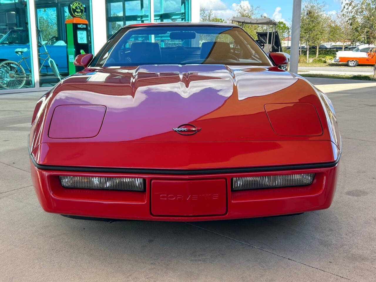 Chevrolet-Corvette-Coupe-1990-Red-Red-74653-1