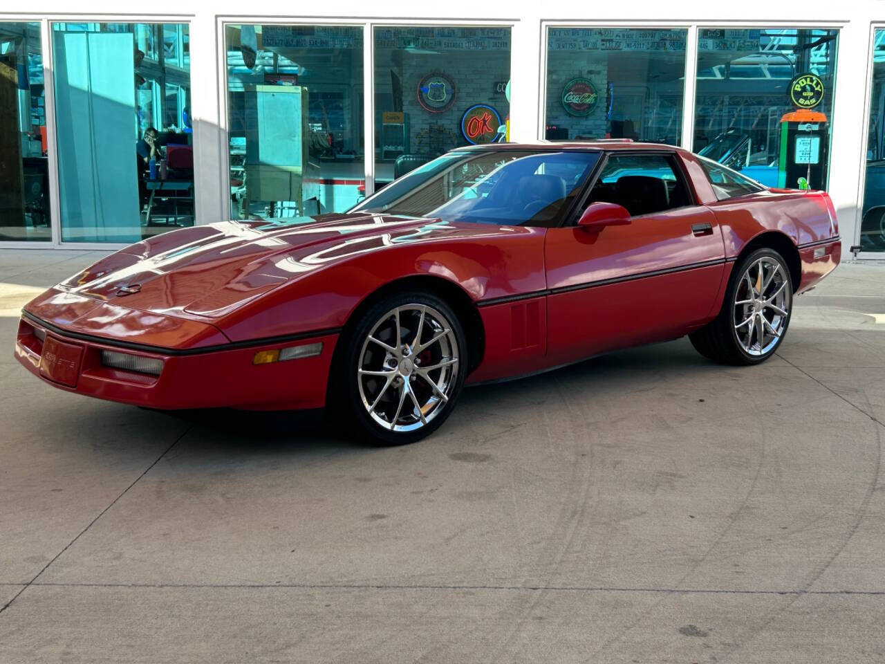 Chevrolet-Corvette-Coupe-1990-Red-Red-74653-11