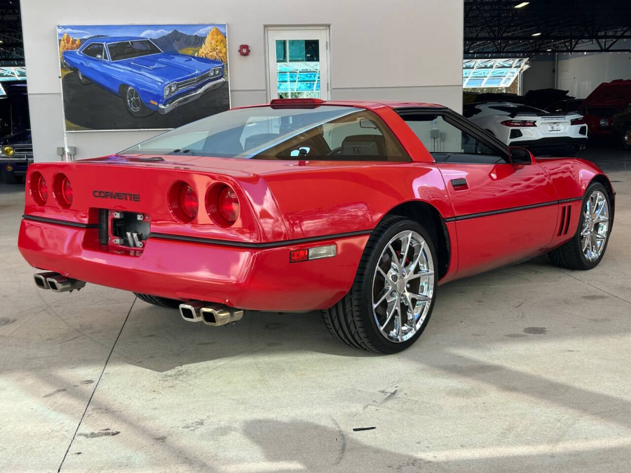 Chevrolet-Corvette-Coupe-1990-Red-Red-74653-4