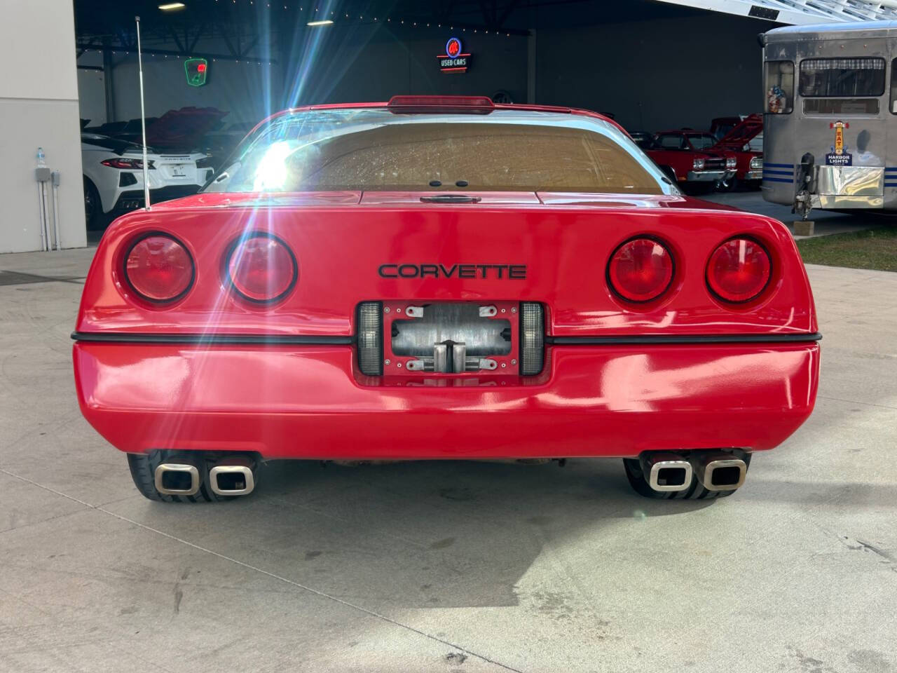 Chevrolet-Corvette-Coupe-1990-Red-Red-74653-5