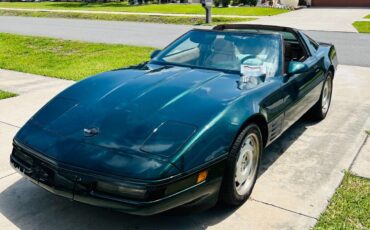 Chevrolet-Corvette-Coupe-1992-Green-Tan-140013-4