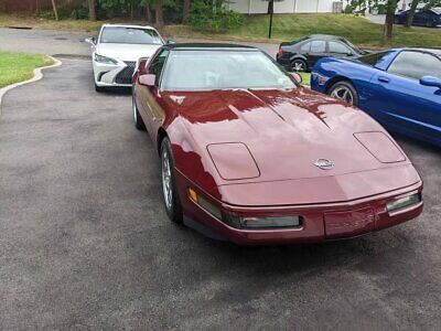 Chevrolet-Corvette-Coupe-1993-Burgundy-Burgundy-48441-1