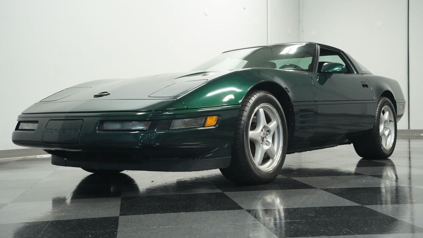 Chevrolet-Corvette-Coupe-1993-Green-Black-52093-19