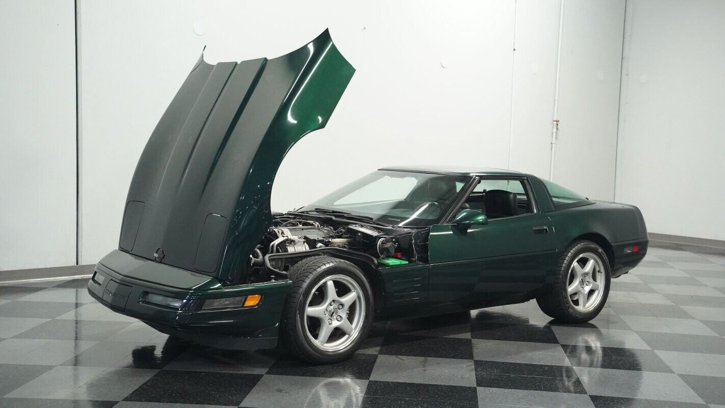 Chevrolet-Corvette-Coupe-1993-Green-Black-52093-28