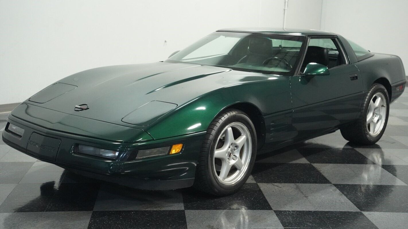 Chevrolet-Corvette-Coupe-1993-Green-Black-52093-5