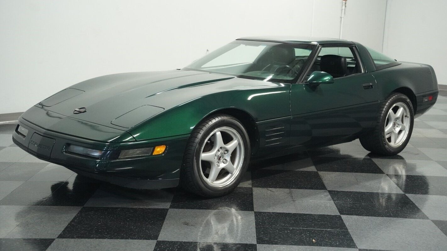 Chevrolet-Corvette-Coupe-1993-Green-Black-52093-6