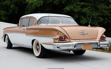 Chevrolet-Del-Ray-Coupe-1958-Black-Tan-60272-5