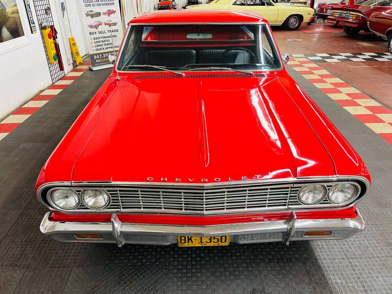 Chevrolet-El-Camino-1964-Red-Black-64485-4