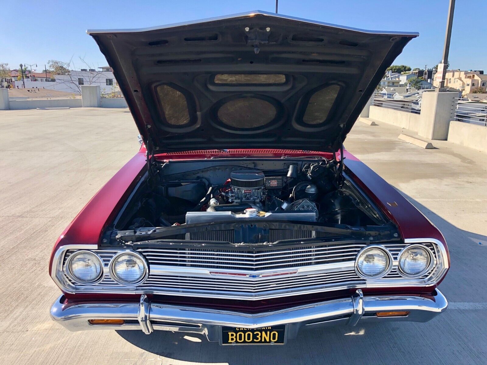 Chevrolet-El-Camino-1965-Burgundy-Black-8851-3