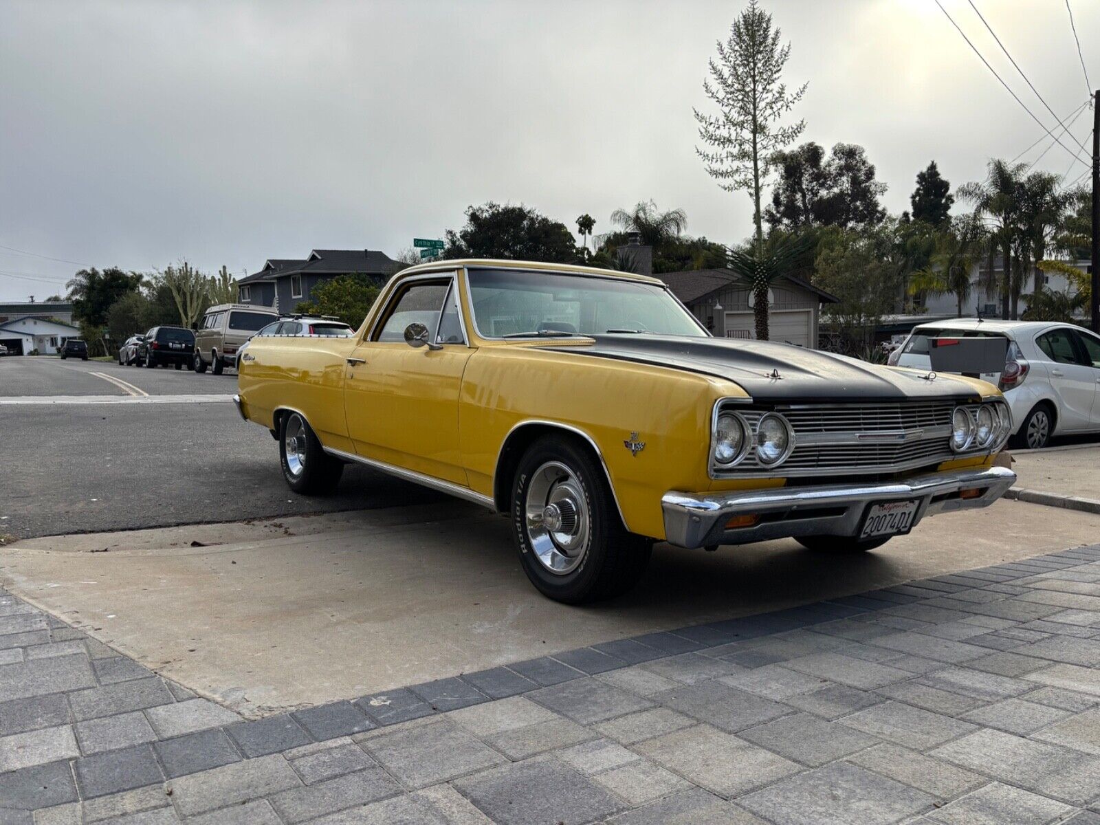 Chevrolet-El-Camino-1965-Yellow-Black-46201-2