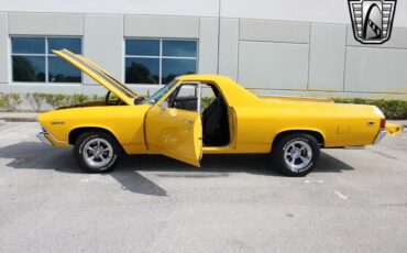 Chevrolet-El-Camino-1969-Yellow-Black-128542-11