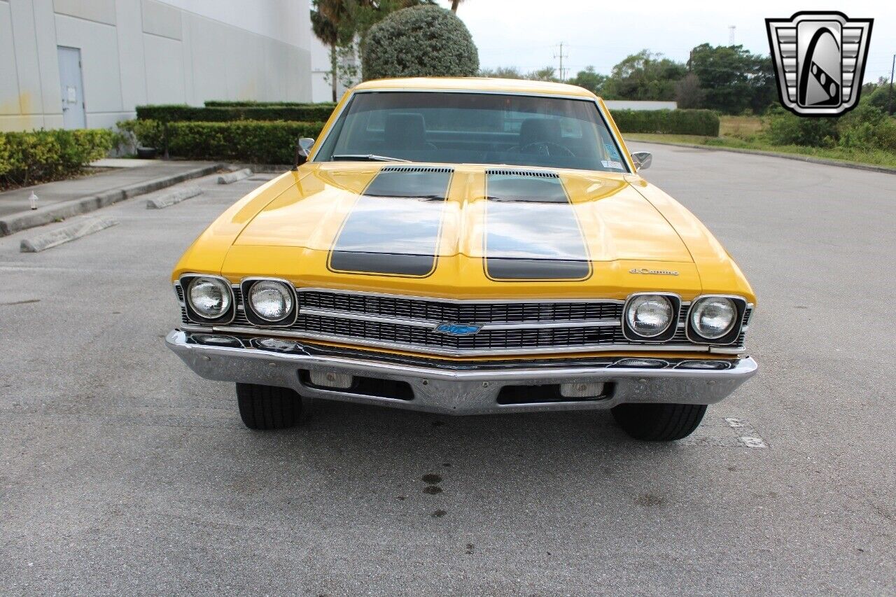 Chevrolet-El-Camino-1969-Yellow-Black-128542-2