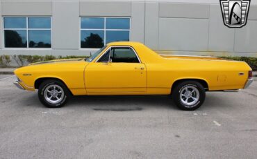 Chevrolet-El-Camino-1969-Yellow-Black-128542-4