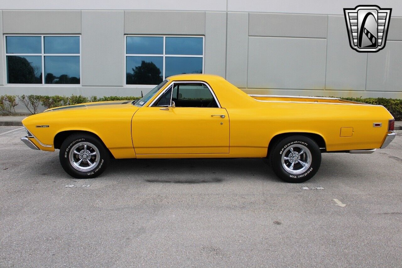 Chevrolet-El-Camino-1969-Yellow-Black-128542-4