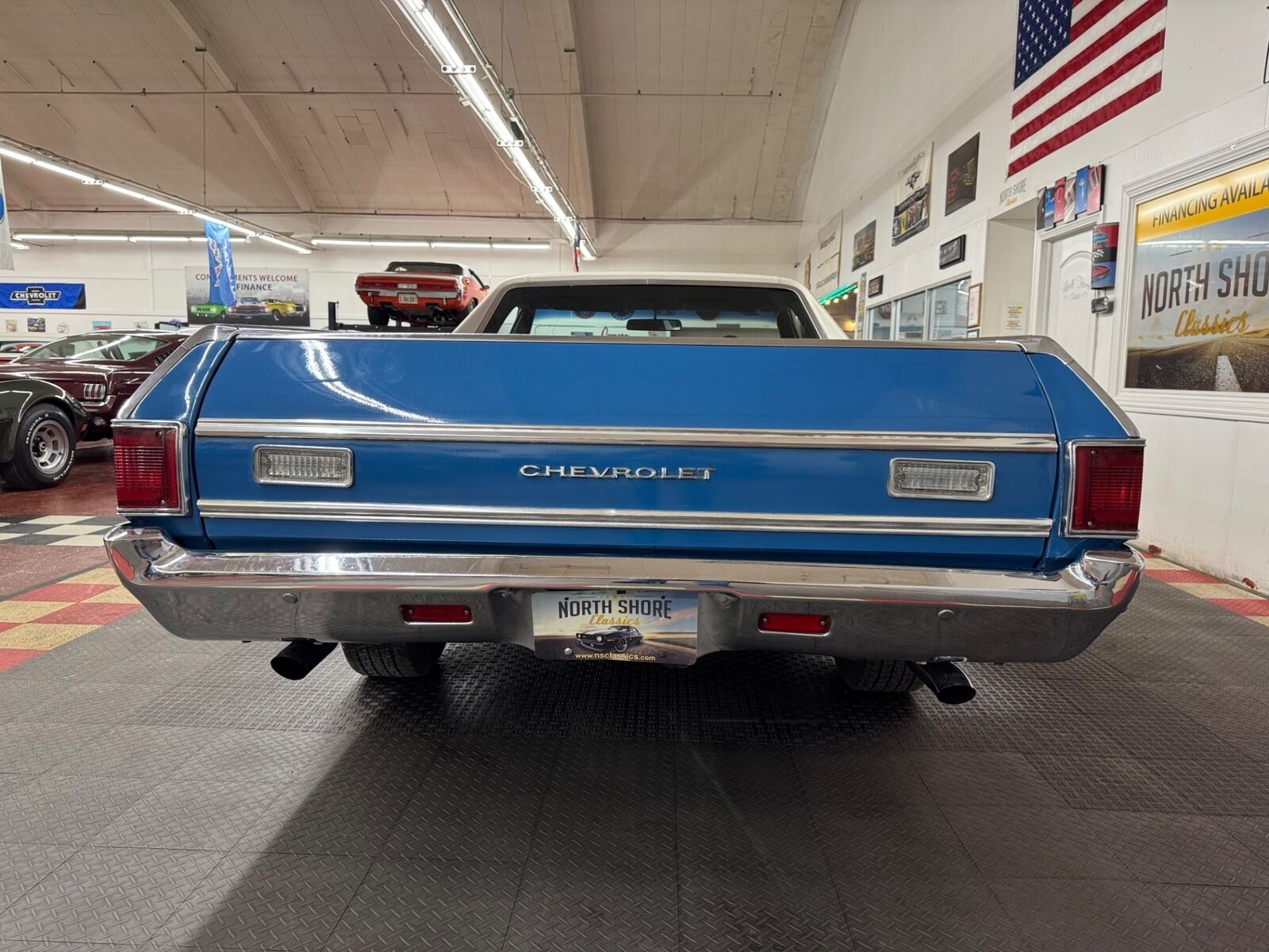 Chevrolet-El-Camino-1972-Blue-Black-119111-12