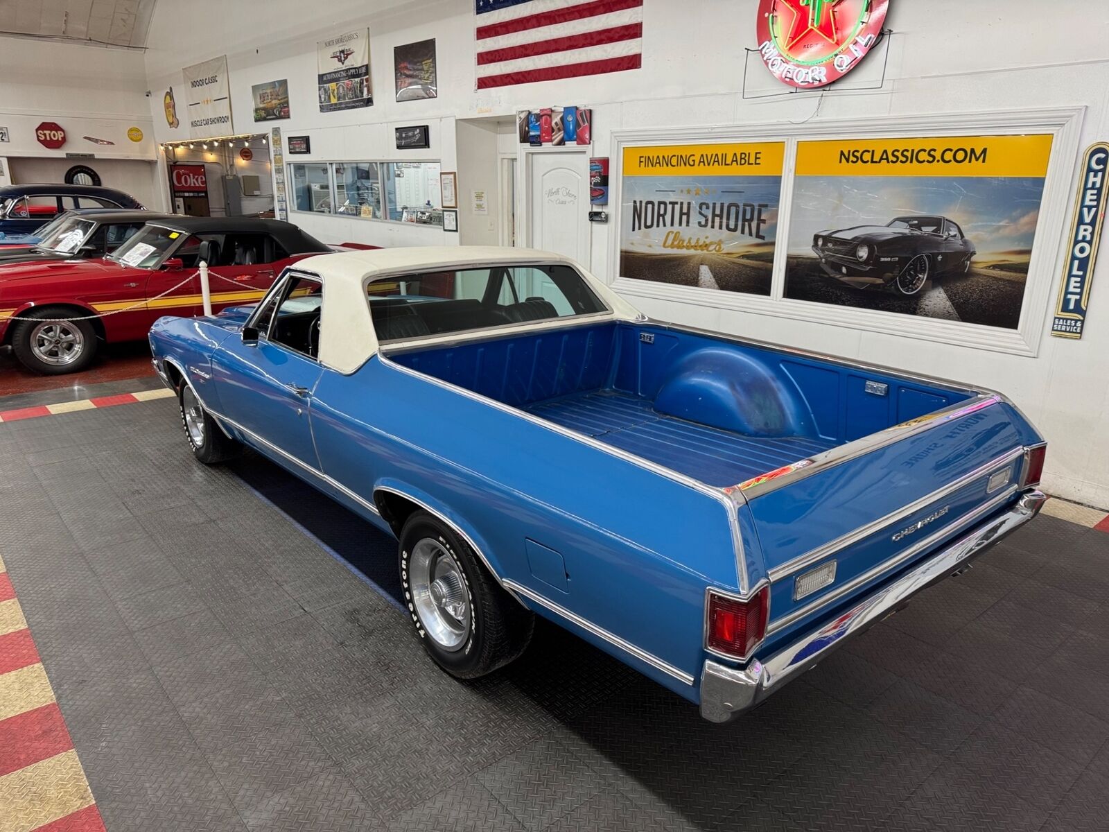 Chevrolet-El-Camino-1972-Blue-Black-119111-2