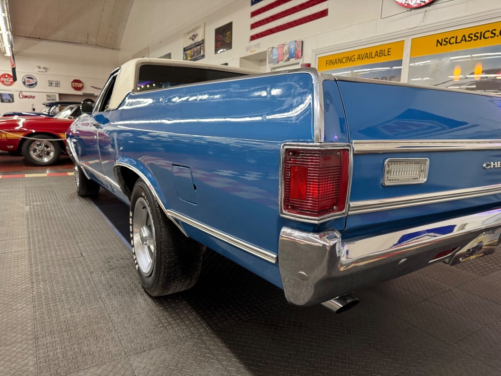 Chevrolet-El-Camino-1972-Blue-Black-119111-23