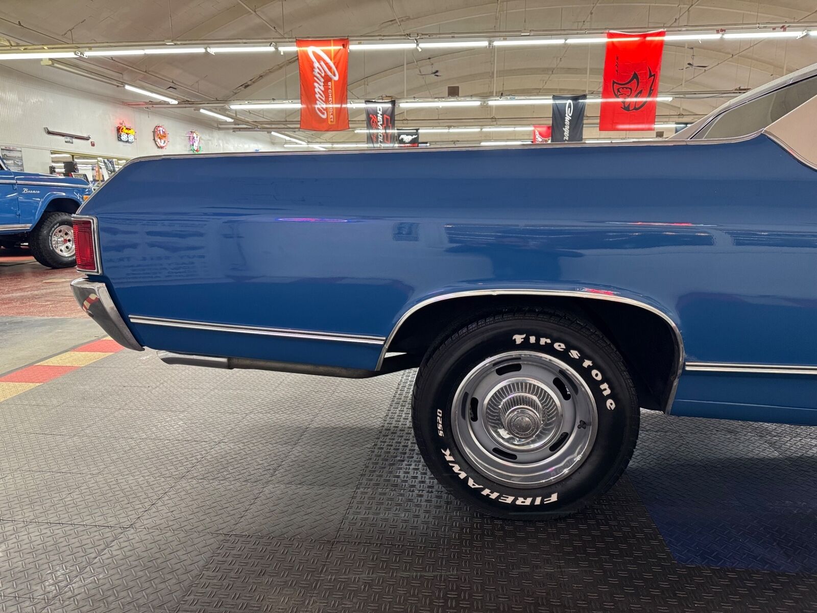 Chevrolet-El-Camino-1972-Blue-Black-119111-26