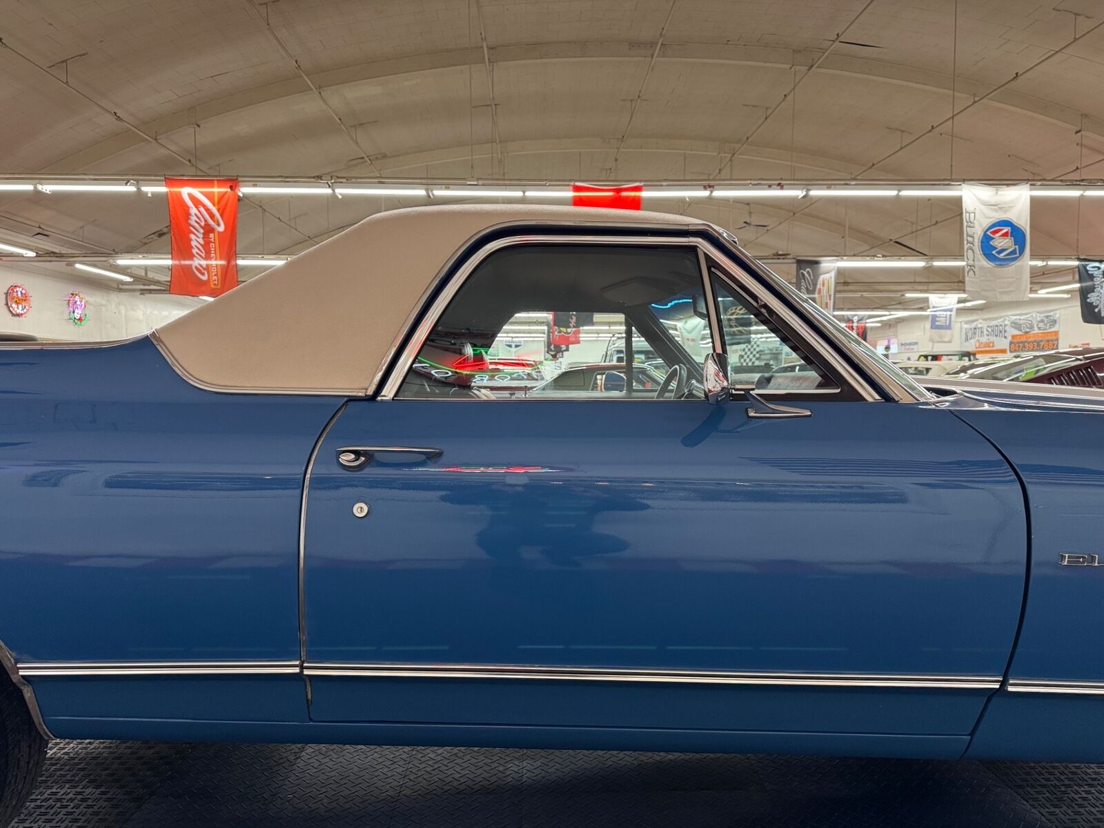 Chevrolet-El-Camino-1972-Blue-Black-119111-27