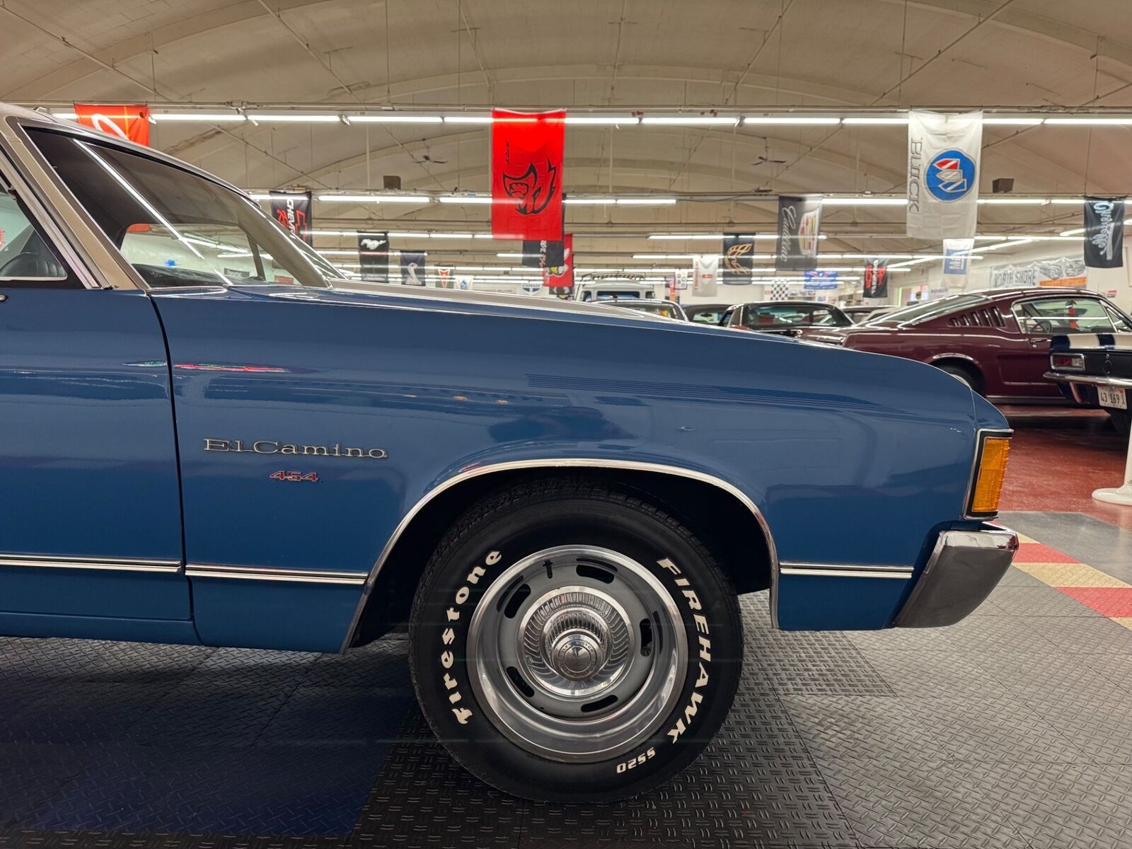 Chevrolet-El-Camino-1972-Blue-Black-119111-28