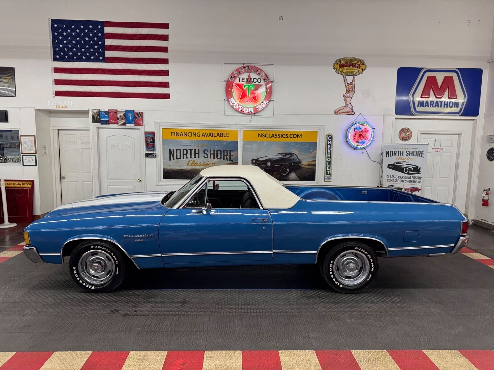 Chevrolet-El-Camino-1972-Blue-Black-119111-3