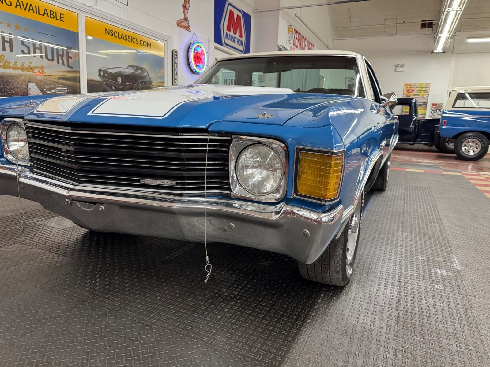 Chevrolet-El-Camino-1972-Blue-Black-119111-8