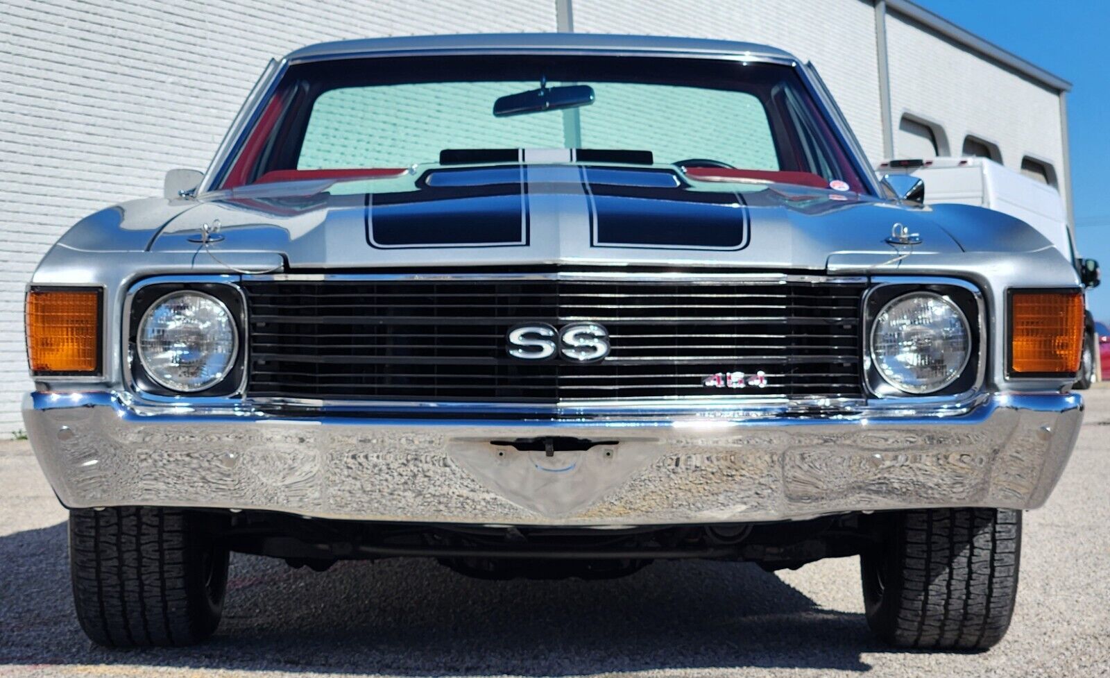 Chevrolet-El-Camino-1972-Silver-Red-85181-1