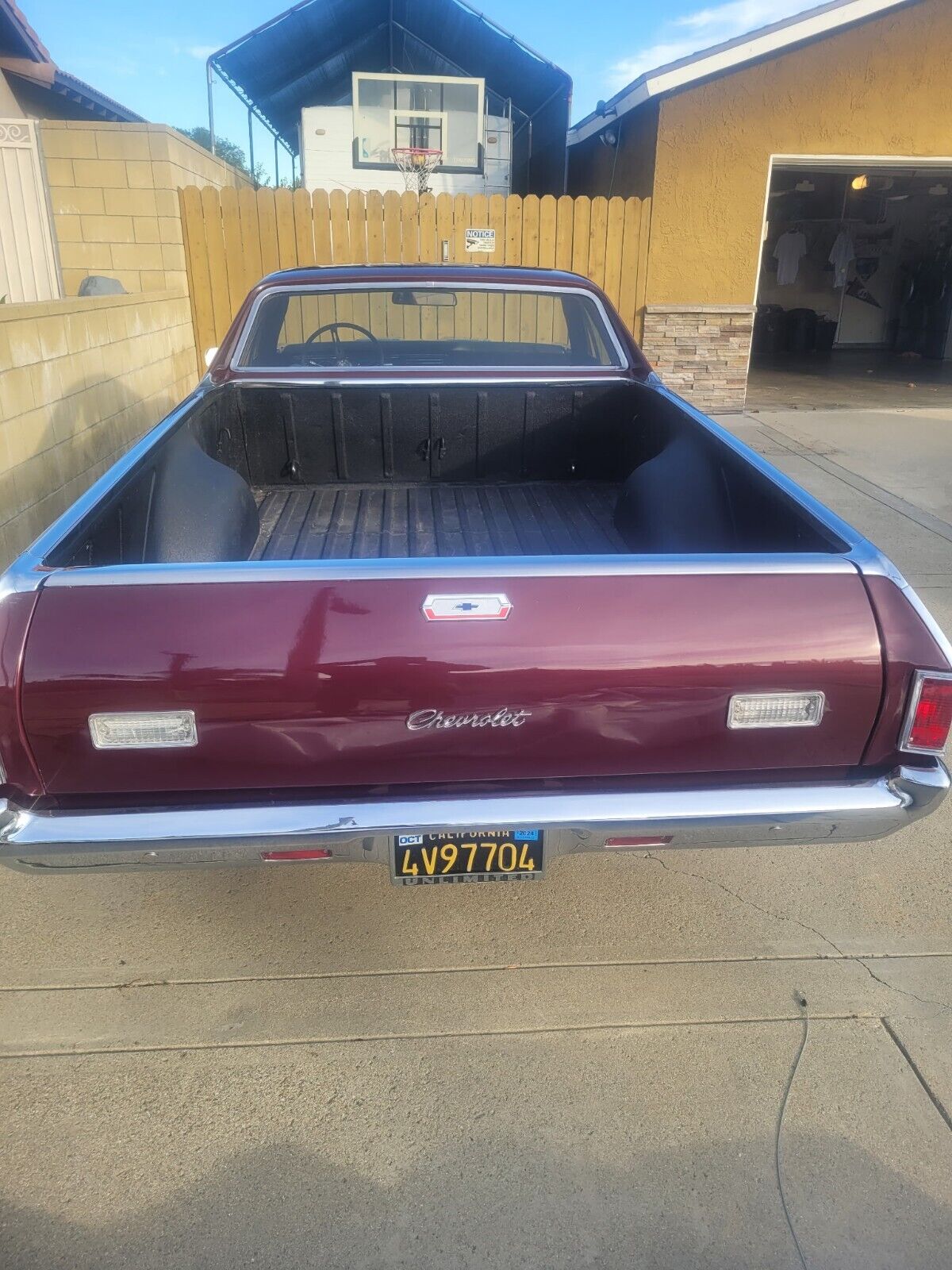 Chevrolet-El-Camino-Berline-1969-Burgundy-Black-143974-2