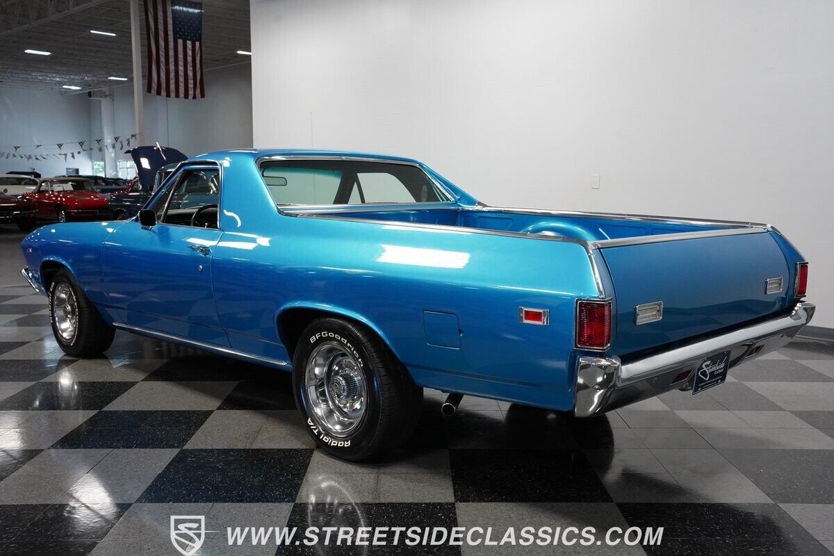 Chevrolet-El-Camino-Coupe-1969-Azure-Turquoise-Black-64329-9