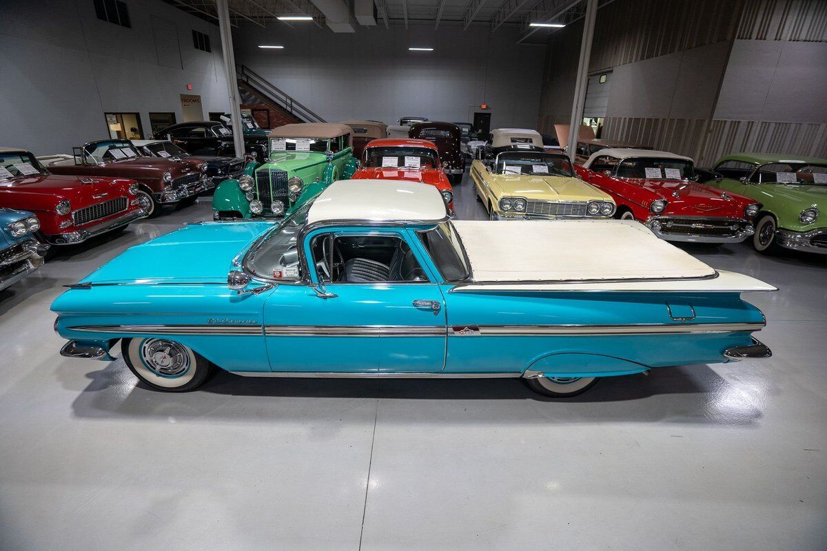 Chevrolet-El-Camino-Pickup-1959-Tan-Black-3629-11